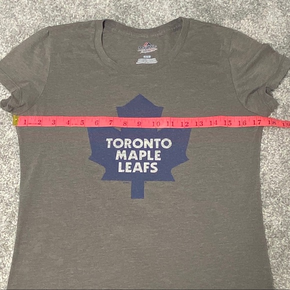 Grey Maple Leafs SS Tee, M - Picture 3 of 7